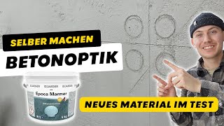 Betonoptik aus Kalkpresstechnik herstellen Ergebnis überrascht mich [upl. by Haughay]