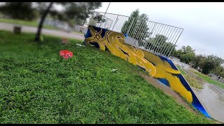 rainy graffiti in skatepark [upl. by Lovell938]