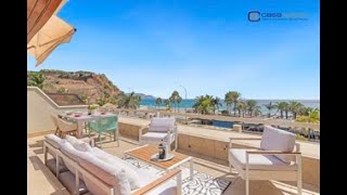 Stunning frontline beach apartment in Burriana  Nerja [upl. by Nena860]