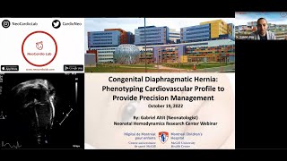 Congenital Diaphragmatic Hernia  Phenotyping Cardiovascular Profile to Provide Precision Management [upl. by Harelda]