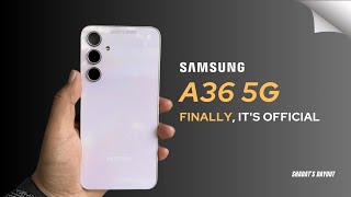 Samsung Galaxy A36 FIRST LOOK  Leaks amp Rumors Specs Release Date [upl. by Aidiruy37]