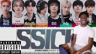 STRAY KIDS  SSICK 씩  REACTION [upl. by Tillie]