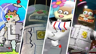 SpongeBob Games  All Sandy Bosses [upl. by Einwahs556]