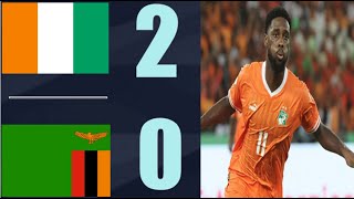 Ivory Coast vs Zambia 20 Highlights  Africa Nations Cup Qualifications 2024 [upl. by Marron891]