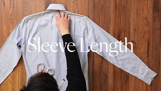 How To Measure Your Shirt Sleeve Length [upl. by Adnyleb225]