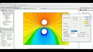 sphere sphere electrode voltage field strength using quickfield software [upl. by Bernj]