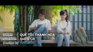 Karaoke HD QUÊ TÔI THANH HÓA  Quang Cối [upl. by Esyle]