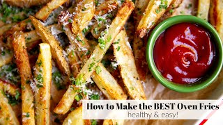 How to Make Oven Fries The BEST Baked Fries  Healthy amp Easy [upl. by Trent120]