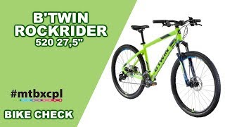 BTWIN Rockrider 520 275quot  Bike Check MTBXCPL [upl. by Solenne]