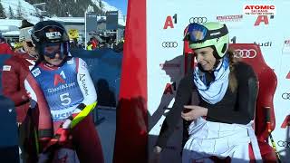 AUDI FIS Ski World Cup  womens SuperG  Altenmarkt  Zauchensee AUT Jan 12 2024 [upl. by Felder]