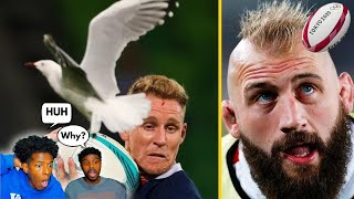 AMERICANS REACT  Rugbys Most WTF Moments [upl. by Solly747]