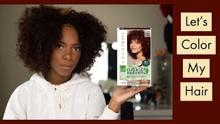 Clairol Natural Instincts quotMedium Auburnquot Review  FAIL  Dying Natural Hair  Angelles Life [upl. by Christina922]