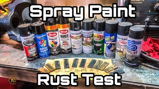 Spray Paint VS Rust  What Brand is Best [upl. by Jsandye732]