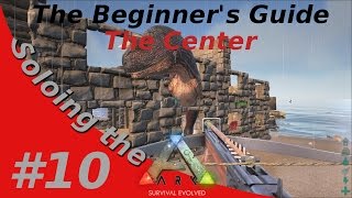 Soloing the Ark  The Beginners Guide  10 A taming pen for large dinos [upl. by Neelrahs]