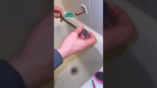 How to fix a tub that leaks when you’re showering fyp plumbing handyman [upl. by Lavine]