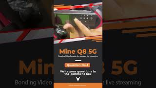 How many cameras can work with Mine Q8S 5g bonding encoder 5gbondingencoder livestreaming mineq8s [upl. by Ynohtnaluap571]