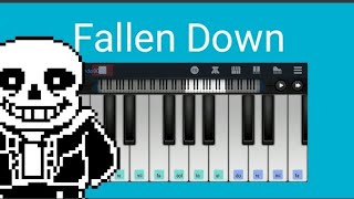 Como tocar Fallen downbabababa en Perfect Piano Tutorial [upl. by Retniw224]