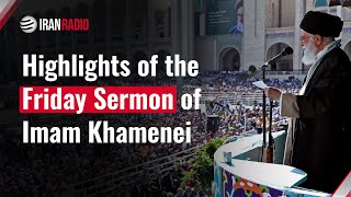 Highlights of The Friday sermon of Ayatollah Khamenei  Iran  Tehran [upl. by Kcirdaed]