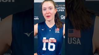 🔥BEST SPIKE JUMPSHOT DANA RETTKE volleyball womenvolleyball volly danarettke america [upl. by Winifield855]