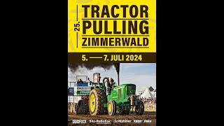 Tractor Pulling Zimmerwald 2024  live [upl. by Erbua]