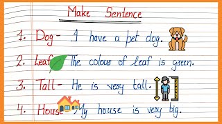 How to make sentences 🔤 😊 50 make sentence for class 1  very easy make sentences  make sentence [upl. by Sargent]