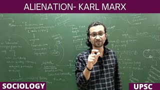 Lec 44 Alienation Labour and Human Nature  Karl Marx sociology upsc net alienation marx [upl. by Euhc]