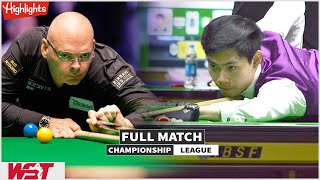 Stuart Bingham vs He Guoqiang Full Match Highlights  Championship League Snooker 2024 [upl. by Dasi]