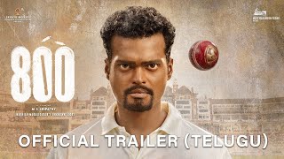 800  Official Trailer Telugu  Muthiah Muralidaran  MS Sripathy  Madhurr Mittal [upl. by Neri89]