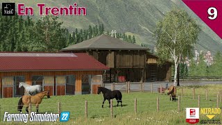 FARMING SIMULATOR 22 ⛰️ En Trentin 🌲 Stalla e fienile per i cavalli 🐎 ep09 [upl. by Lina]