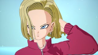 Android 18 unique interactions are intriguing [upl. by Aitsirhc655]