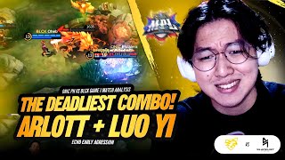 THE DEADLIEST COMBO LUO YI  ARLOTT ONIC PH vs BLCK Game 1 [upl. by Hayes]