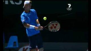 Lleyton Hewitt  TwoHanded Backhand [upl. by Gilmore444]