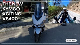 The NEW Kymco Xciting SV400i 2024  Walkaround review and driving [upl. by Veronica]