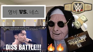 SMTM6  Ness 네스 vs Young B 영비  팀 배틀 미션 Diss Battle  REACTION [upl. by Hartmunn]