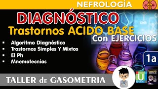 COMO DIAGNOSTICAR CUALQUIER GASOMETRIA INTERPRETACIÓN FÁCIL  Trastornos ÁcidoBase Simples Mixtos [upl. by Nirej]