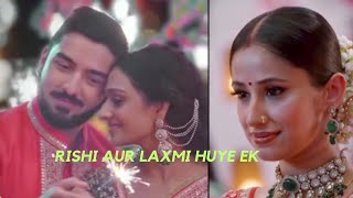 Bhagya Laxmi Serial latest episode  Rishi aur Laxmi huye ek [upl. by Koetke172]