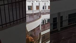 A Quiz Day  Mewar University Vloggershortsfeed shorts collegelife college vlog dwarcode0 [upl. by Otrebire501]