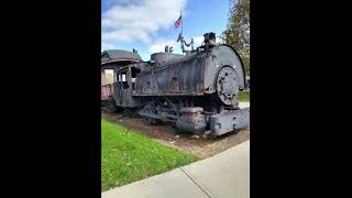 Former Lehigh Valley RR Station in Ithaca NY Steam Engine Solvay Process 63 [upl. by Sugirdor]