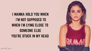 Selena Gomez  Back To You Lyrics [upl. by Schaffer811]