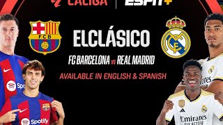 🔴Real Madrid vs Barcelona Football ⚽ LIVE  El clásico LaLiga 202425  Full Match Streaming [upl. by Sachi664]