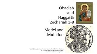 Obadiah and Haggai amp Zechariah 18 HeartSoulMind 51420 [upl. by Ahsya]