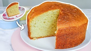 BIZCOCHO o PASTEL DE VAINILLA ESPONJOSO en 2 PASOS  Recetas Basicas [upl. by Eidde]