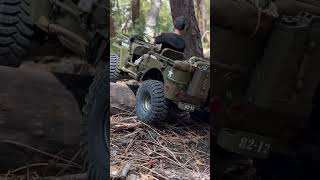 Rochobby 16 Willys Jeep deep in the woods countrymusic rccrawl willysjeep [upl. by Fendig]