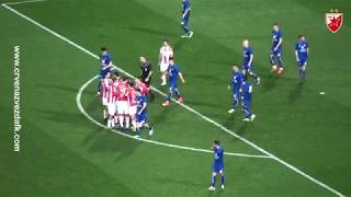 Crvena zvezda  Radnik 21 highlights [upl. by Nylodam]