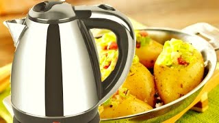 How To Boiled Potato in kettle breakfast recipe [upl. by Eresed]