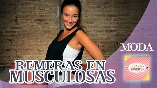 Cómo convertir remeras en musculosas Moda by Ornella Griffa  ESTILO NOSOTRAS [upl. by Eet165]