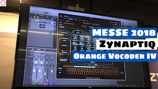 MESSE 2018 Zynaptiq Orange Vocoder IV  The Vocoder For Cher Music Lovers  SYNTH ANATOMY [upl. by Free76]