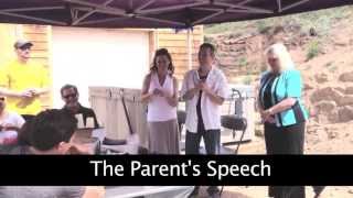 Graduation Party Parent Speech [upl. by Aihsekal734]