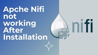 Apache nifi not working After Installation [upl. by Conal]