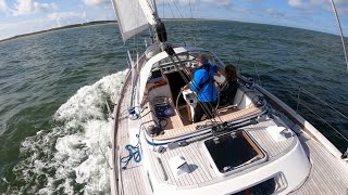 HallbergRassy 43 Sailing from Vlieland The Netherlands to Mandal Norway part 1 [upl. by Dlopoel]